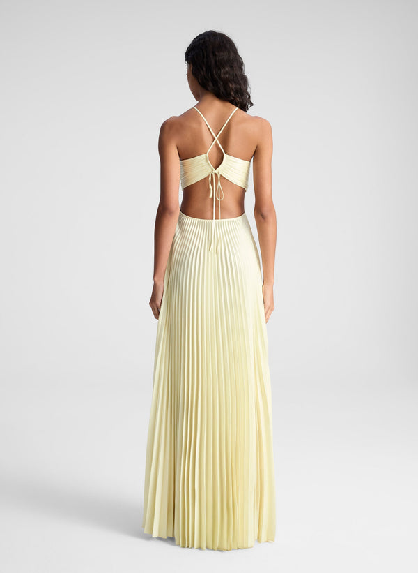Naïra | Pleated maxi dress