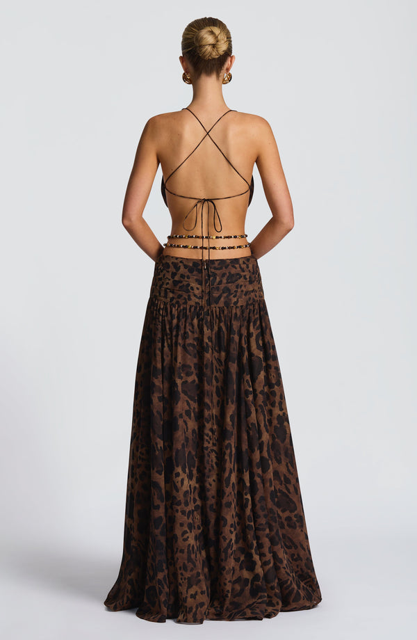 Lamira | Indianna Maxi Dress - Leopard Print