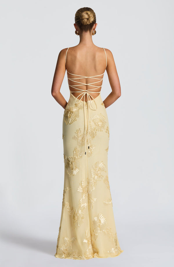 Lamira | Nefertiti Maxi Dress - Lemon